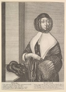 Hyems - Winter, 1641 by Wenceslaus Hollar