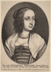 Lady Catherine Howard by Wenceslaus Hollar