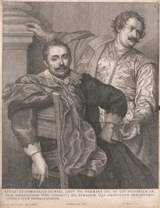 Lucas et Cornelius de Wael by Wenceslaus Hollar