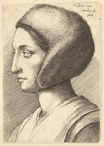 Margaret Giggs, 1648 by Wenceslaus Hollar