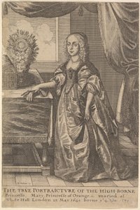 Mary, Princess of Orange, 1625-77 by Wenceslaus Hollar
