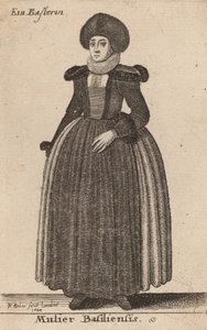 Mulier Basiliensis by Wenceslaus Hollar