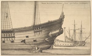Dutch West Indiaman by Wenceslaus Hollar