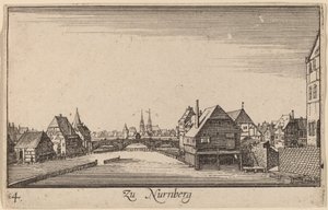 Nuremberg by Wenceslaus Hollar