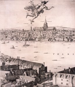 Panoramic View of London by Wenceslaus Hollar
