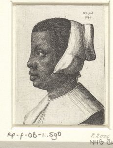 Portrait of a young black woman