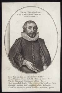 Reverend Alexander Henderson by Wenceslaus Hollar