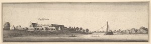 Rüsselsheim by Wenceslaus Hollar
