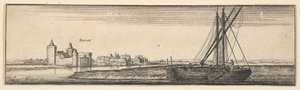 Ruhrort by Wenceslaus Hollar