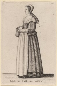 Rustica Gallica by Wenceslaus Hollar