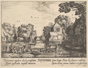 September by Wenceslaus Hollar