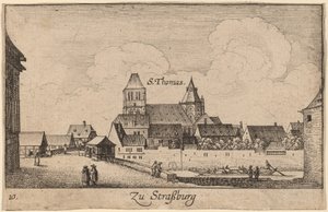 Strasbourg by Wenceslaus Hollar