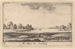Strasbourg: The Toll House by Wenceslaus Hollar