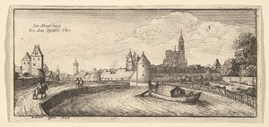 Strasbourg, from "German Views" by Wenceslaus Hollar