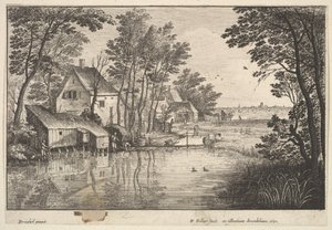The Angler by Wenceslaus Hollar