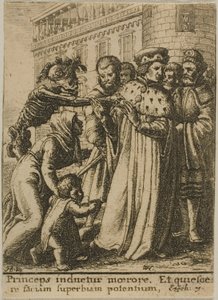 The Duke and Death by Wenceslaus Hollar