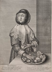 The Four Seasons: Autumn by Wenceslaus Hollar