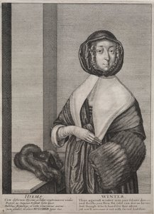 The Four Seasons: Winter by Wenceslaus Hollar
