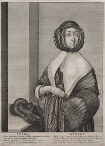 The Four Seasons: Winter by Wenceslaus Hollar