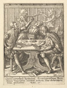 The Gamesters, from the Dance of Death by Wenceslaus Hollar
