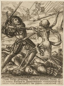 The Knight and Death, from The Dance of Death by Wenceslaus Hollar