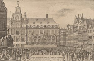 The Peace of Munster, 1641 by Wenceslaus Hollar
