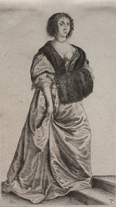 The Several Habits of English Women, from the Nobility to the Country Women by Wenceslaus Hollar