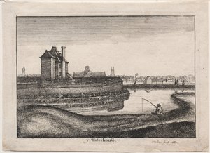 The Waterhouse by Wenceslaus Hollar