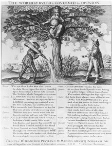 The World is Ruled & Governed by Opinion by Wenceslaus Hollar