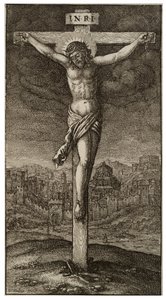 The Crucifixion by Wenceslaus Hollar