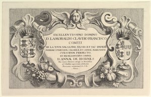 Title to the Entry into Hemissem by Wenceslaus Hollar