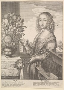 Spring (Three-Quarter-Length Seasons) by Wenceslaus Hollar