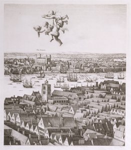 View of London, published 1647 (detail)