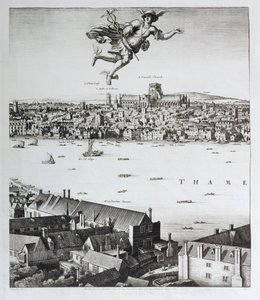 View of London, published 1647 (detail)