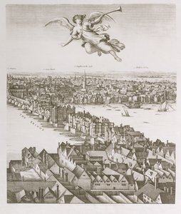 View of London, published 1647 (detail)