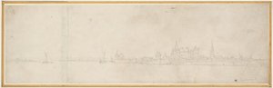 View of Orsoy by Wenceslaus Hollar