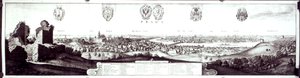 View of Prague, 1649 by Wenceslaus Hollar