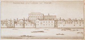 View of Whitehall, 1645