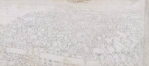 View of the East Part of Southwark Looking Towards Greenwich by Wenceslaus Hollar