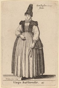 Virgin of Basel by Wenceslaus Hollar