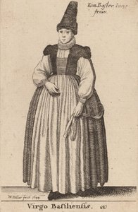 Virgo Basiliensis by Wenceslaus Hollar