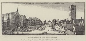 Westminster in 1650 by Wenceslaus Hollar