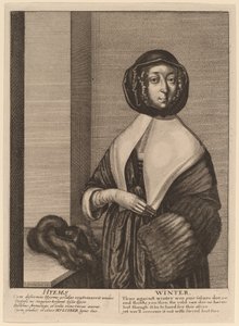 Winter by Wenceslaus Hollar