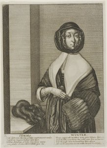 Winter by Wenceslaus Hollar