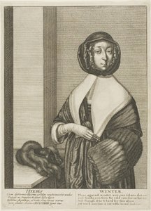 Winter by Wenceslaus Hollar