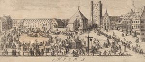 Winter: The Parade Ground, c. 1628-1629 by Wenceslaus Hollar