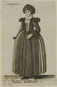Woman of Basel by Wenceslaus Hollar
