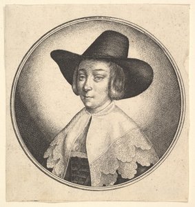 Woman with Broad Brimmed Hat