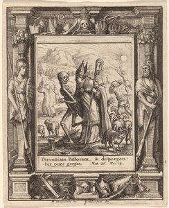 Bishop by Wenceslaus Hollar after Hans Holbein the Younger after Abraham van Diepenbeeck
