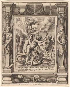 Paradise Lost by Wenceslaus Hollar after Hans Holbein the Younger after Abraham van Diepenbeeck